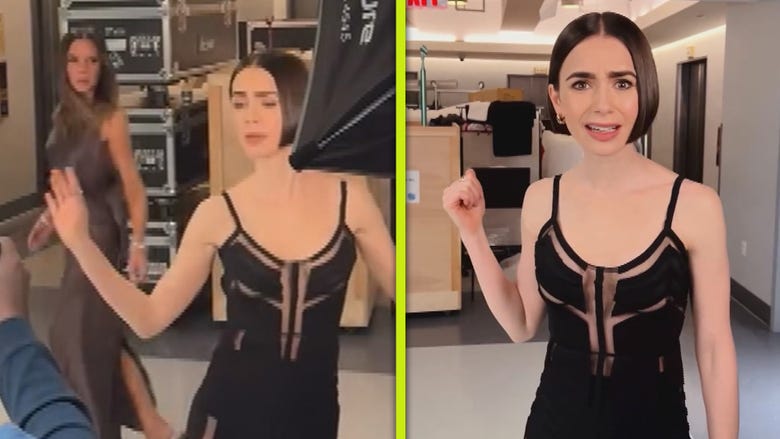 Spice Girls Superfan Lily Collins Gets Victoria Beckham Surprise!
